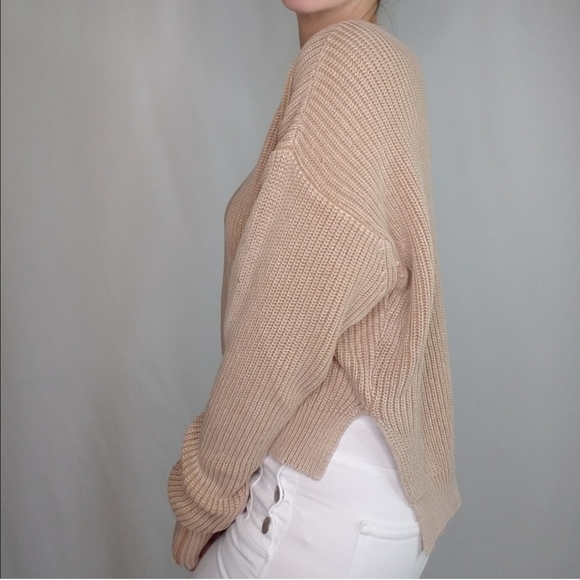 Mocha distressed sweater - Picture 3 of 5